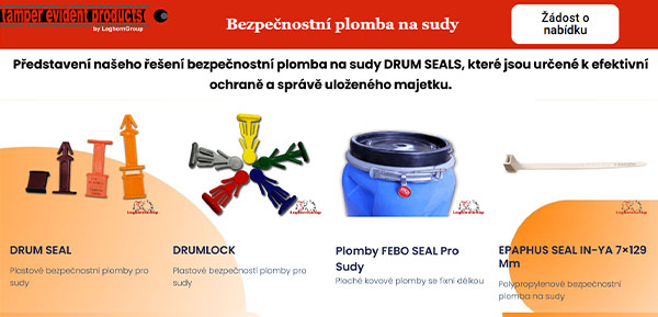 bezpecnostni plomba na sudy