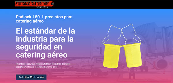 Padlock 180-1 precintos para catering aéreo